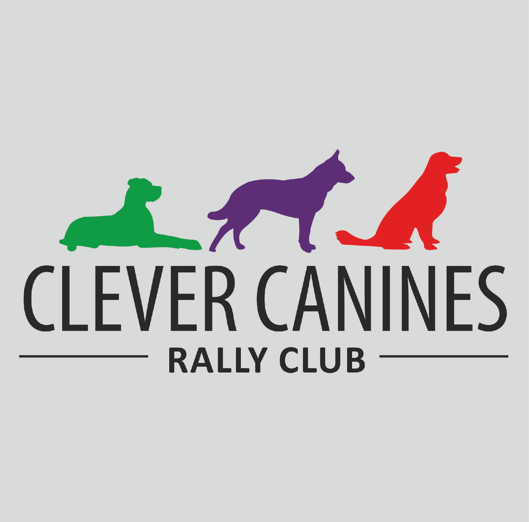 Clever canines logo sigma embroidery