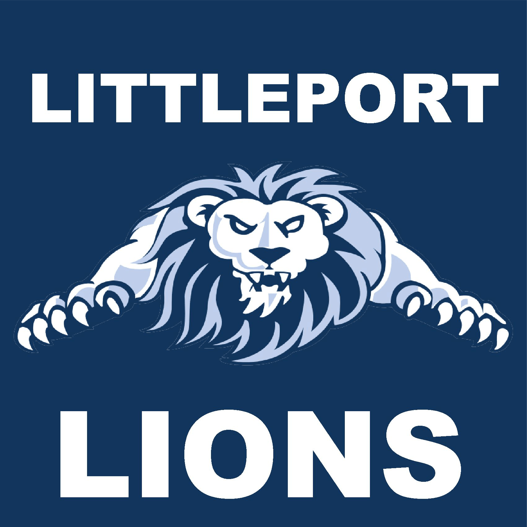 Littleport lions korfball logo sigma embroidery